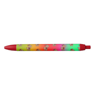 Bolígrafo De Tinta Negra Rainbow Happy Deer Delight Navidades