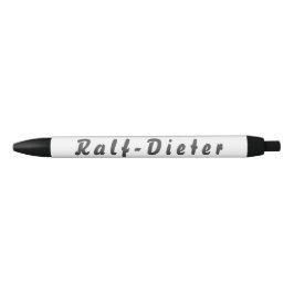 Bolígrafo De Tinta Negra Ralf-Dieter Kugelschreiber