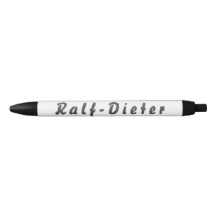 Bolígrafo De Tinta Negra Ralf-Dieter Kugelschreiber
