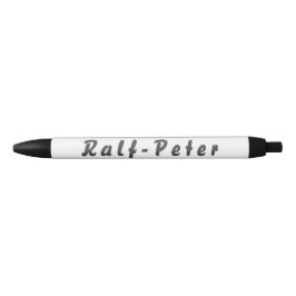 Bolígrafo De Tinta Negra Ralf-Peter Kugelschreiber