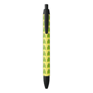 Bolígrafo De Tinta Negra Rana Cute Smiley