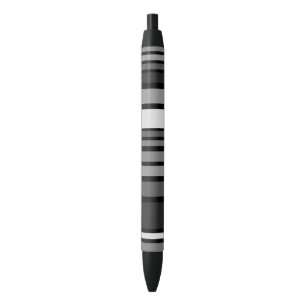 Bolígrafo De Tinta Negra Rayas BG Patrón de color VII + tu espalda e ideas