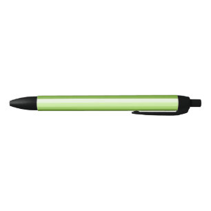 Bolígrafo De Tinta Negra Rayas de sombra verde limón
