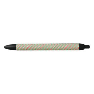 Bolígrafo De Tinta Negra Rayas decorativas de navidades