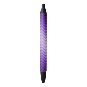 Bolígrafo De Tinta Negra Rayas diagonales de textura morada