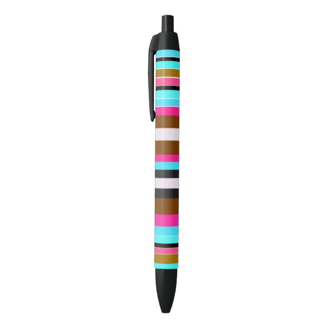 Bolígrafo De Tinta Negra Rayas Negritas (Parte superior (vertical))