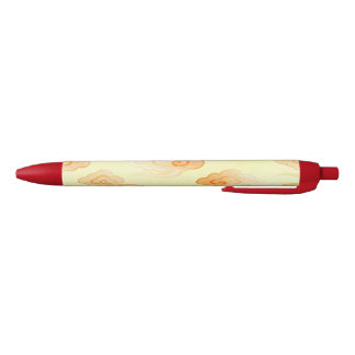 Bolígrafo De Tinta Negra Red Cream Lucky Clouds Pen
