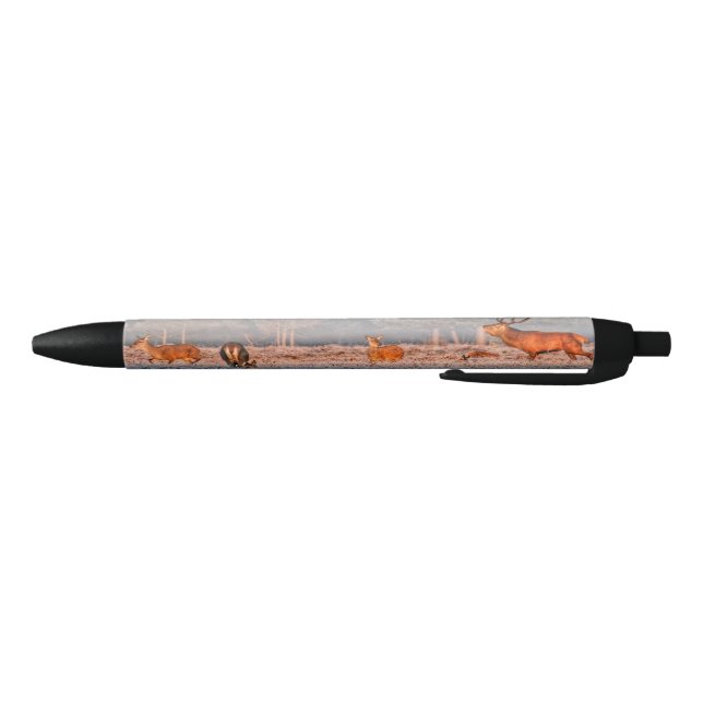 Bolígrafo De Tinta Negra Red Deer (Parte de abajo)