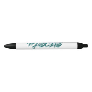Bolígrafo De Tinta Negra Reflexión de Piscis