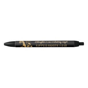 BOLÍGRAFO DE TINTA NEGRA REGALO DE AMOR PARA EL DÍA DE LA HIJA