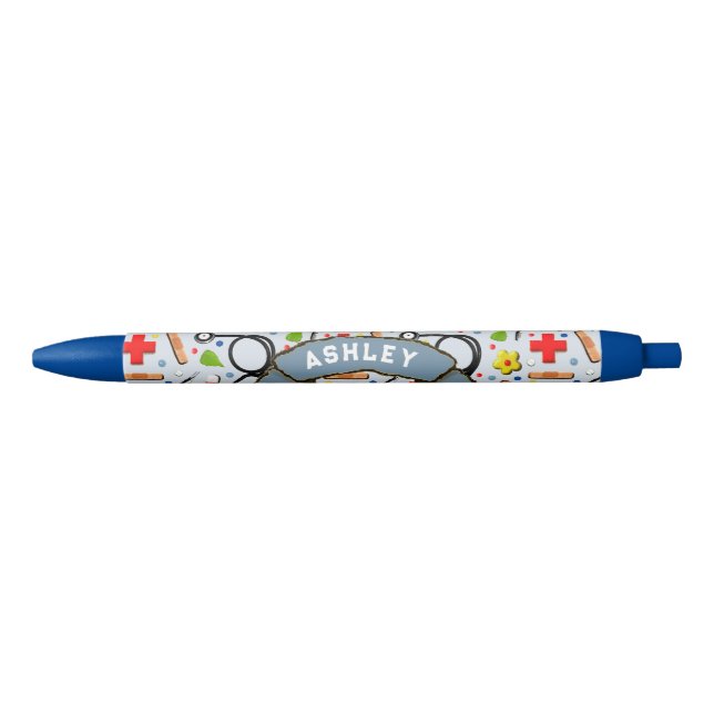 Bolígrafo De Tinta Negra Regalo de Apreciación de Enfermeras (Anverso)