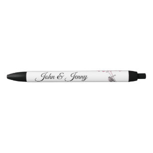 Bolígrafo De Tinta Negra Regalo de Favor de Boda Personalizada de Músico de