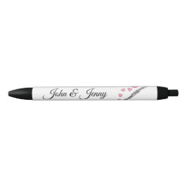 Bolígrafo De Tinta Negra Regalo del favor de la boda de un músico de Oboe