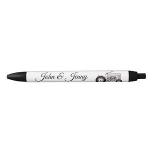 Bolígrafo De Tinta Negra Regalo del Favor de la Boda Personalizada del Agri