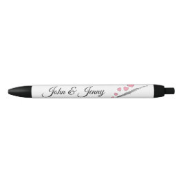 Bolígrafo De Tinta Negra Regalo del Favor de la Boda Personalizada del Músi