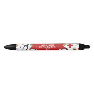 Bolígrafo De Tinta Negra Regalo personalizado para enfermera