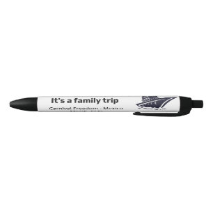 Bolígrafo De Tinta Negra Regalo personalizado para familia con propina pers