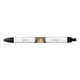 Bolígrafo De Tinta Negra Reina
