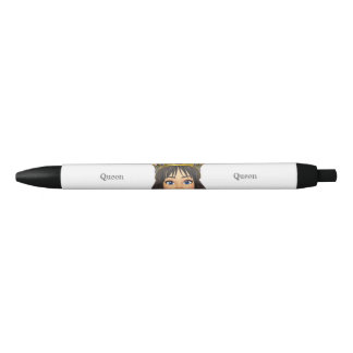Bolígrafo De Tinta Negra Reina