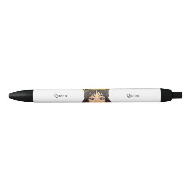 Bolígrafo De Tinta Negra Reina (Anverso)