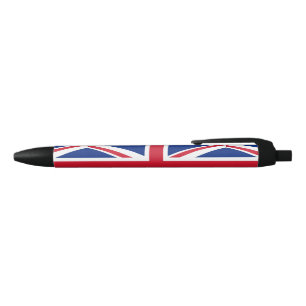 Bolígrafo De Tinta Negra Reino Unido (Bandera británica) (Union Jack) (RU) 