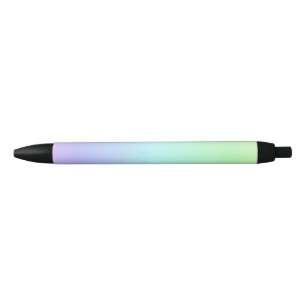 Bolígrafo De Tinta Negra Resumen moderno elegante Sencillo arco iris colori