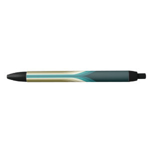 Bolígrafo De Tinta Negra Retro style double arch decoration