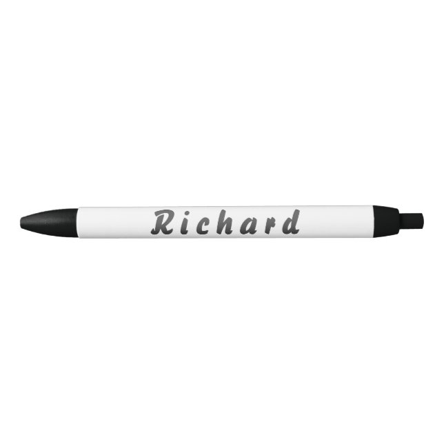 Bolígrafo De Tinta Negra Richard Kugelschreiber (Anverso)