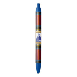 Bolígrafo De Tinta Negra Robert Burns Royal Stewart Red Plaid Blue