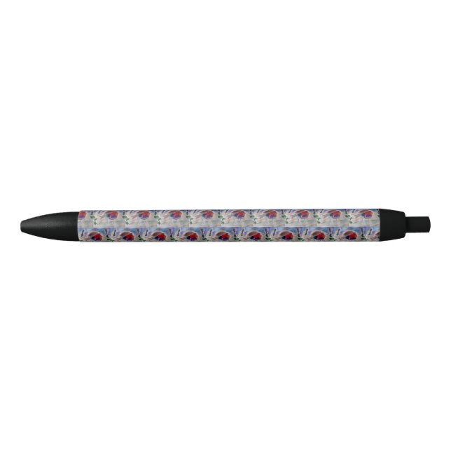 Bolígrafo De Tinta Negra Robin navidades (Anverso)