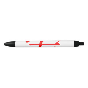 Bolígrafo De Tinta Negra Rojo chino del amor
