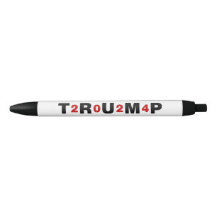 Bolígrafo De Tinta Negra Rojo de Trump 2024