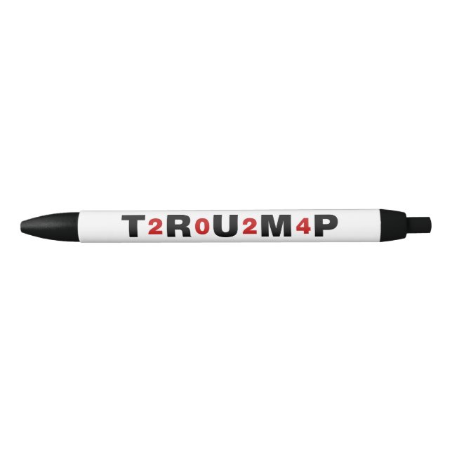 Bolígrafo De Tinta Negra Rojo de Trump 2024 (Anverso)