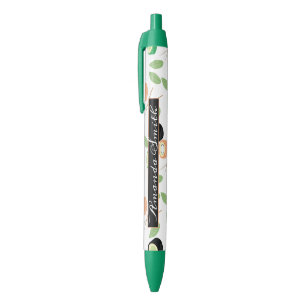 Bolígrafo De Tinta Negra Rollo de Sushi Salmón Palillos
