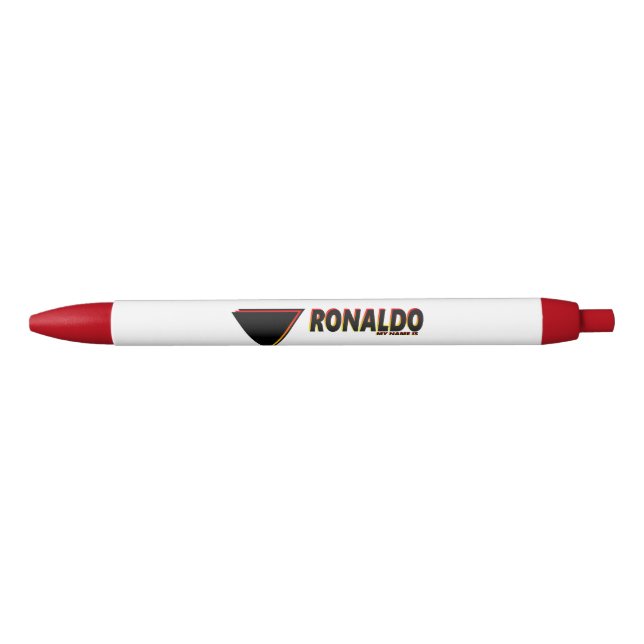 BOLÍGRAFO DE TINTA NEGRA RONALDO. SAMER BRASIL (Anverso)