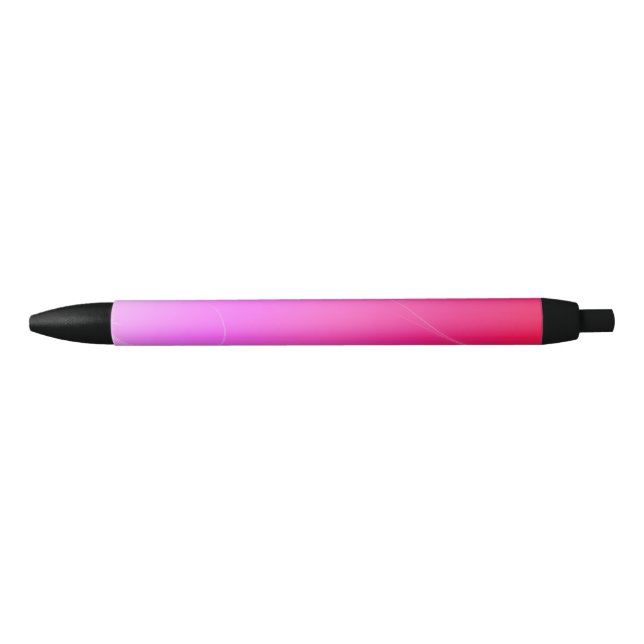 Bolígrafo De Tinta Negra Rosa caliente (Anverso)