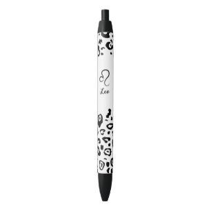 Bolígrafo De Tinta Negra Rótulo Zodiaco Cutáneo/Leo