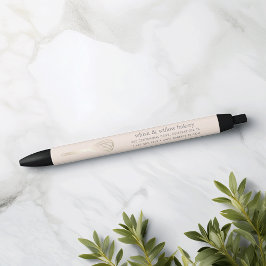 Bolígrafo De Tinta Negra Rubor & Gold Whisk | Panadería o restauración