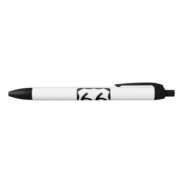 Bolígrafo De Tinta Negra Ruta 66 (Parte superior)