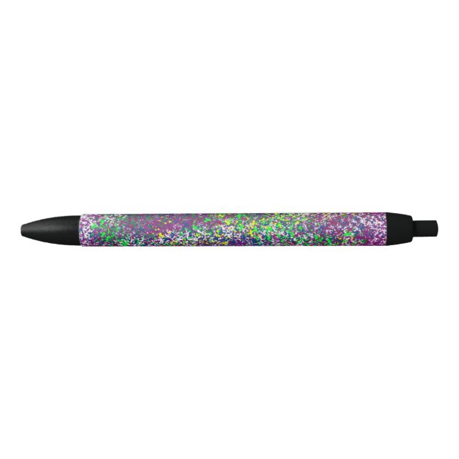 Bolígrafo De Tinta Negra Salpicadura Mareo (Anverso)