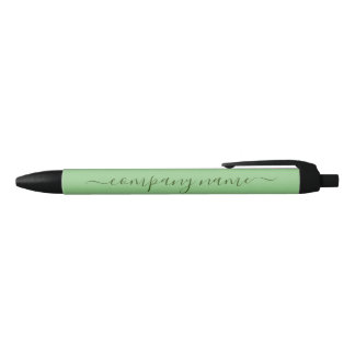 Bolígrafo De Tinta Negra Script simple - Mint Green - Empresa/Evento