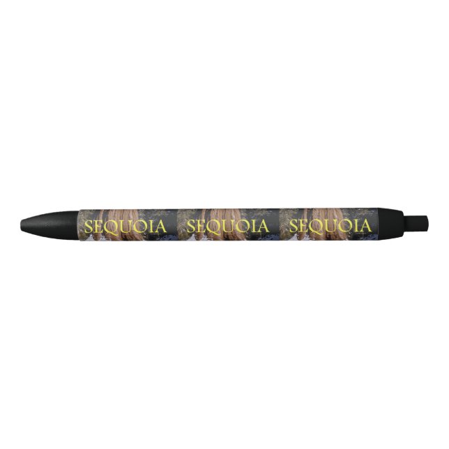 Bolígrafo De Tinta Negra Secoya de ABH (Anverso)