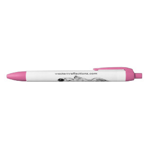 Bolígrafo De Tinta Negra Serenata (rosa)