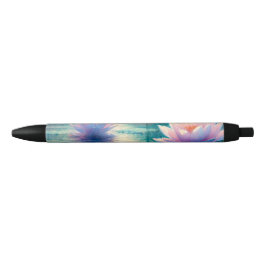 Bolígrafo De Tinta Negra Serene Water Lilies Pen
