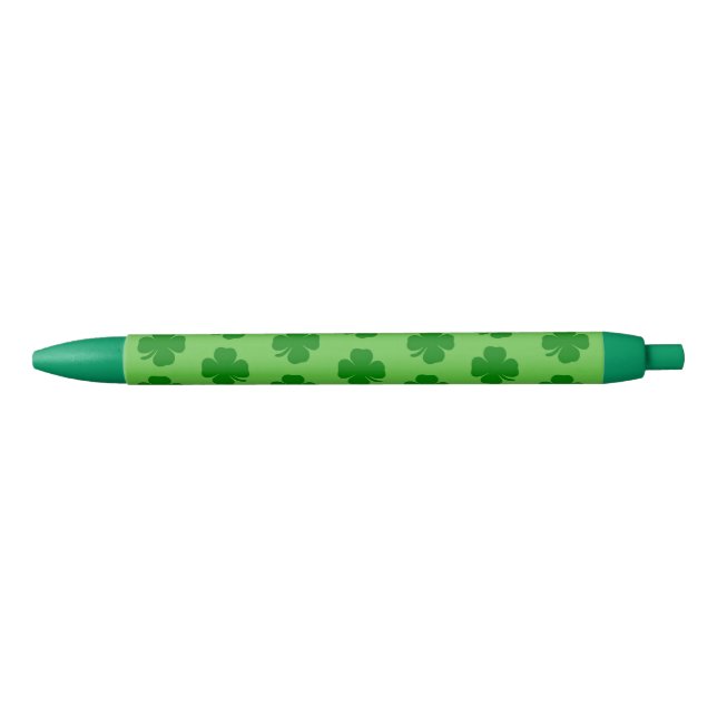 Bolígrafo De Tinta Negra Shamrock, ¡Feliz Día de San Patricio! (Anverso)