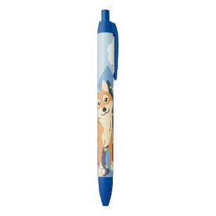 Bolígrafo De Tinta Negra Shiba Inu