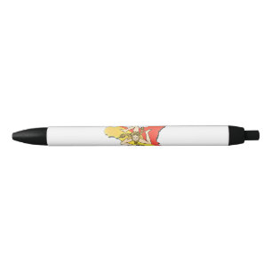 Bolígrafo De Tinta Negra Sicilia 🇮🇹 ☀️