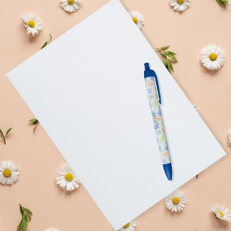 Bolígrafo De Tinta Negra Silhouettes de mariposa