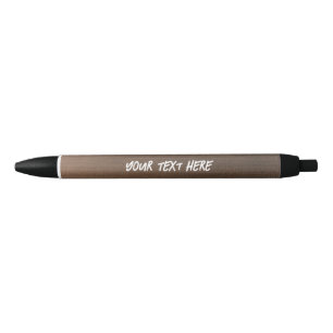 Bolígrafo De Tinta Negra Simplifica Tu Texto Aquí Personalizado