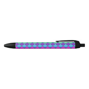 Bolígrafo De Tinta Negra Sirena Multicolor de Colores Vivos